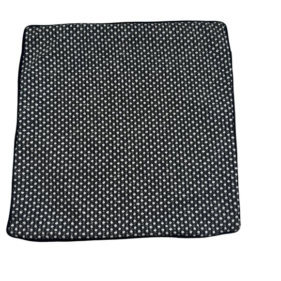 Rodeo Home Black White Textured Chic Velvet Decorative Pillow Covers Set Of Two - Picture 2 of 9